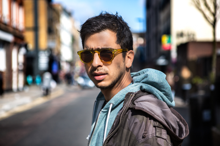 Man in an urban setting